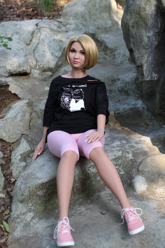 158cm/5ft2 B-cup Short hair Pregnant TPE Sex Doll –69#3 WM