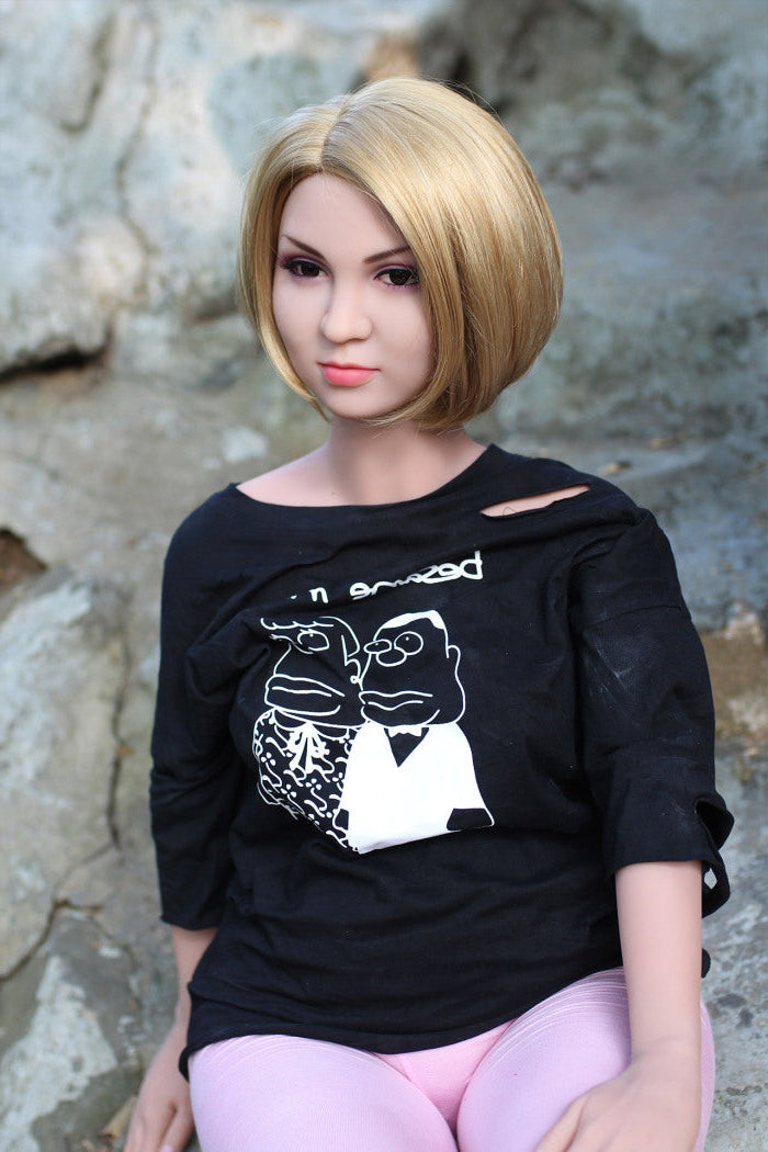 158cm/5ft2 B-cup Short hair Pregnant TPE Sex Doll –69#3 WM