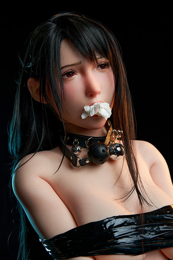 167cm/5ft6 D-cup Final Fantasy VII Open Mouth Game Silicone Sex Doll-T Torso Lady