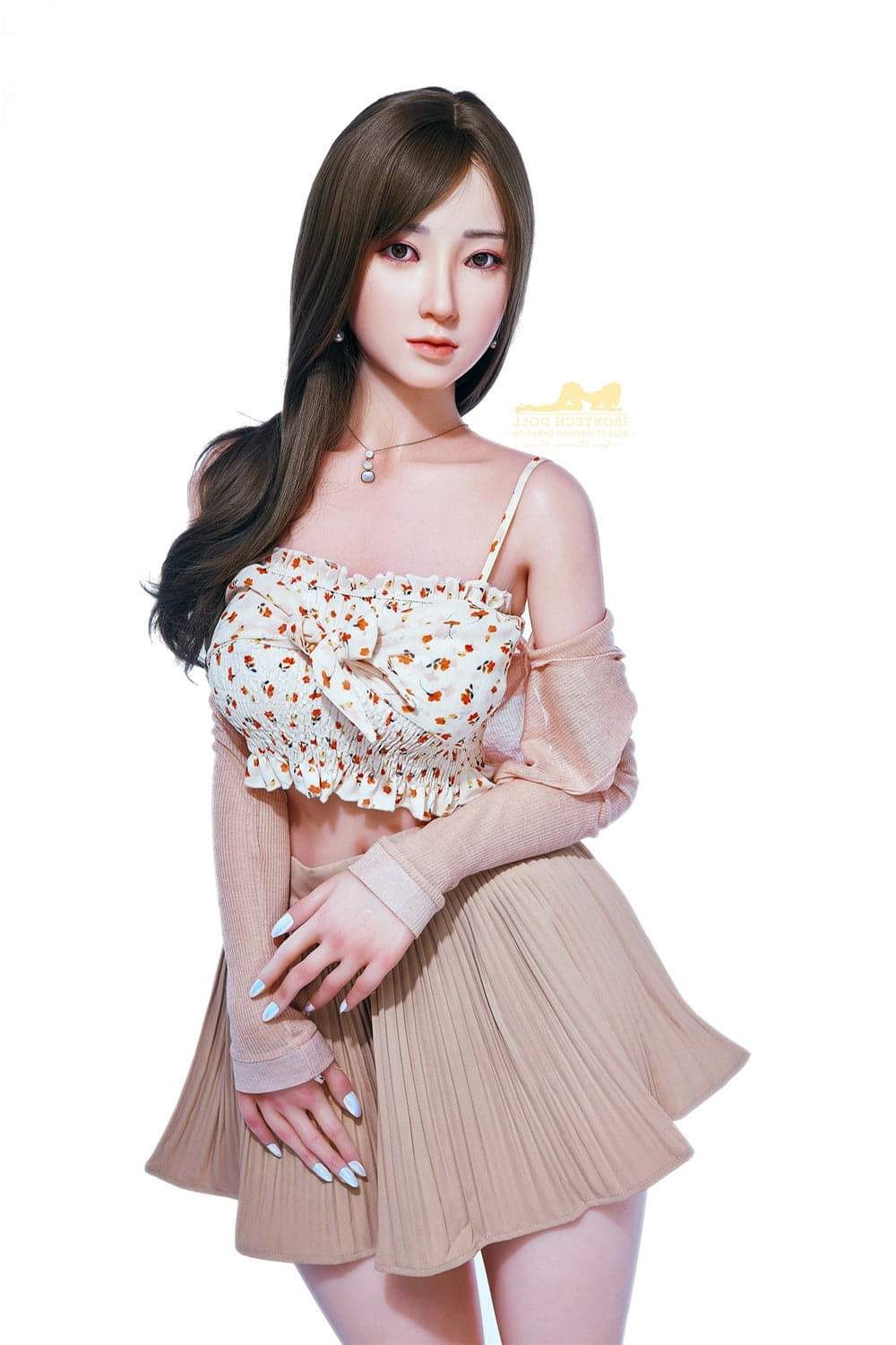 153cm/5ft F-Cup Sweet Japanese Lollipop Bubble Butt Lady Silicone Doll Torso Irontech