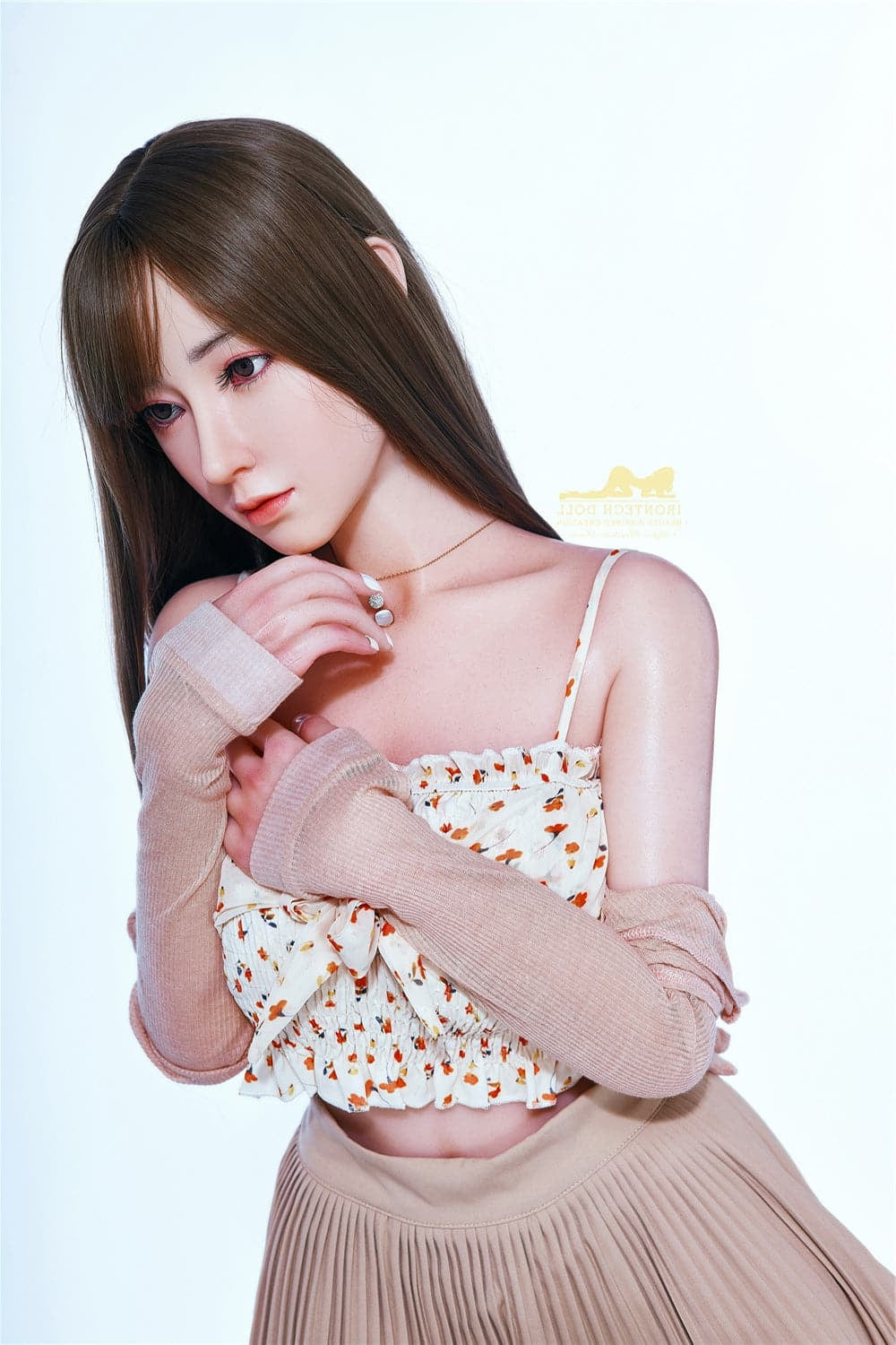 153cm/5ft F-Cup Sweet Japanese Lollipop Bubble Butt Lady Silicone Doll Torso Irontech