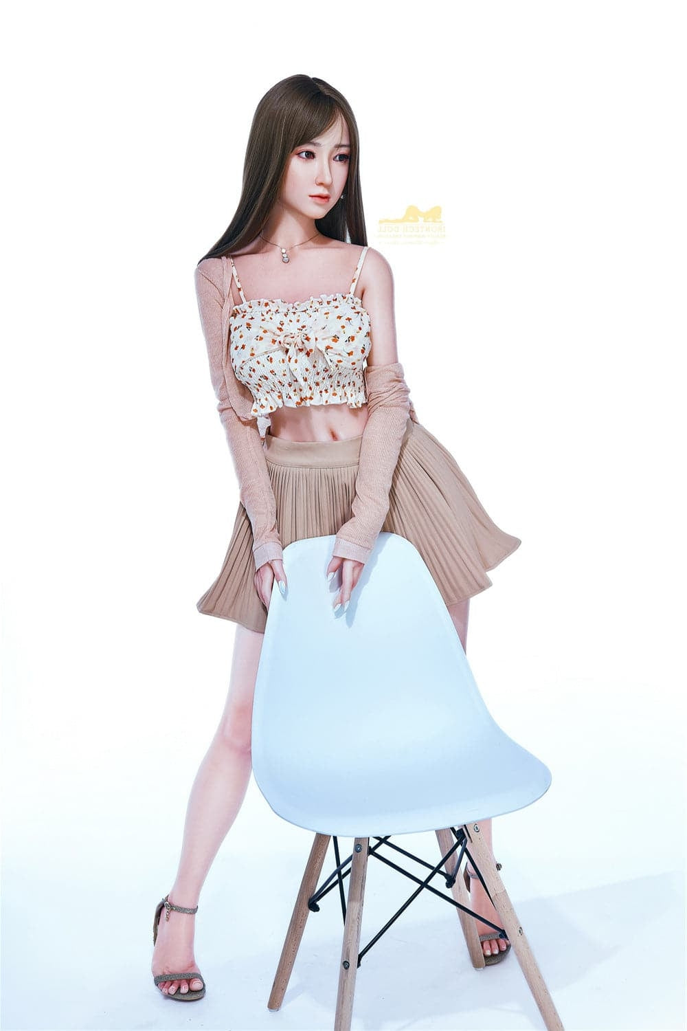 153cm/5ft F-Cup Sweet Japanese Lollipop Bubble Butt Lady Silicone Doll Torso Irontech