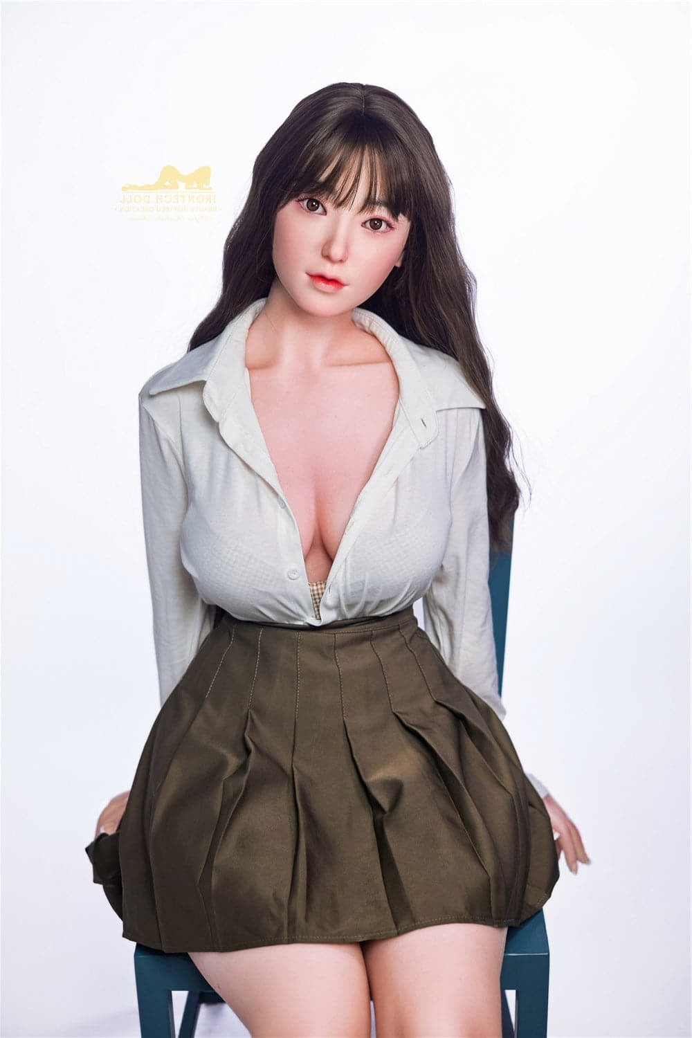 153cm/5ft F-Cup Asian Miku Full Silicone Sex Doll - S14 Face Irontech