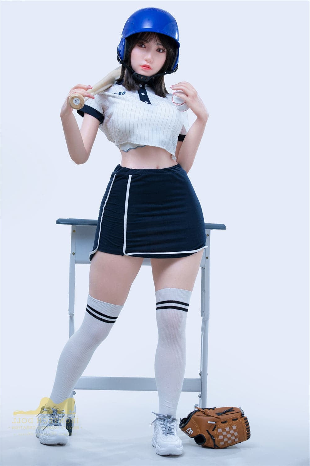 153cm/5ft F-Cup Big Breast Japanese Baseball Silicone Sex Doll Irontech