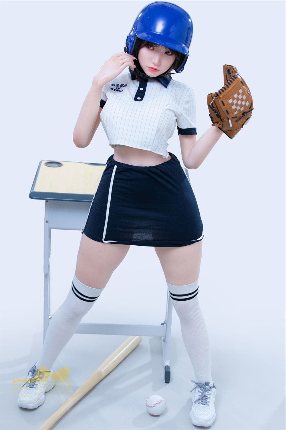 153cm/5ft F-Cup Big Breast Japanese Baseball Silicone Sex Doll Irontech