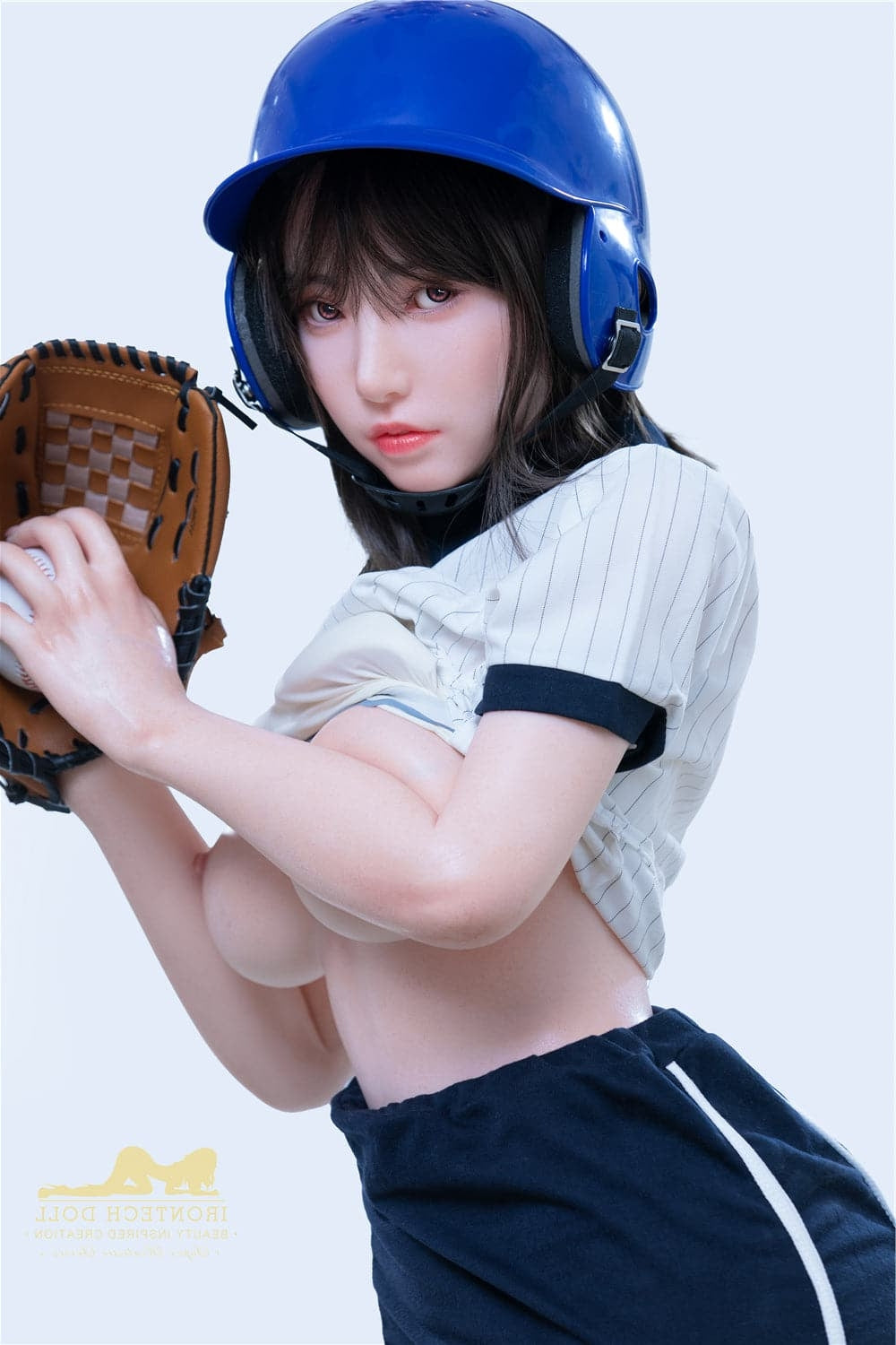 153cm/5ft F-Cup Big Breast Japanese Baseball Silicone Sex Doll Irontech