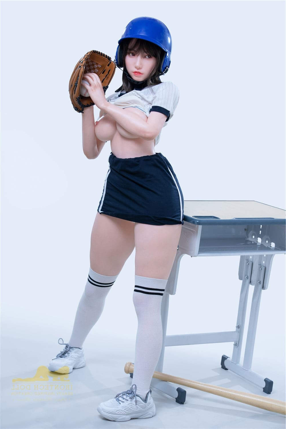 153cm/5ft F-Cup Big Breast Japanese Baseball Silicone Sex Doll Irontech