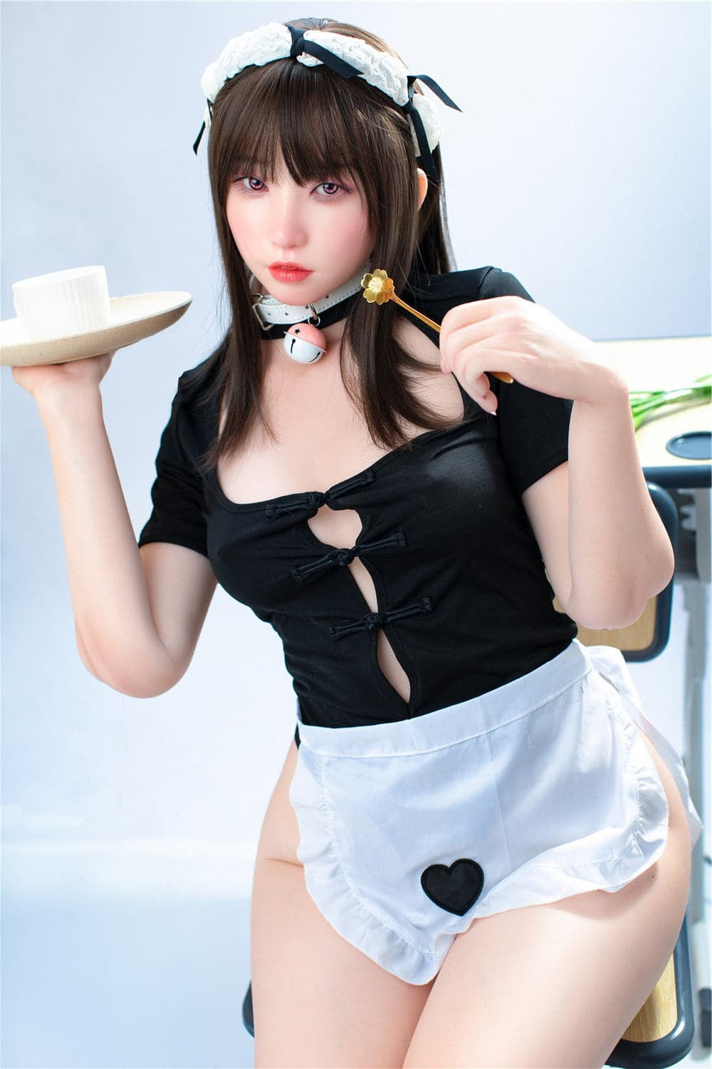 166cm/5ft5 A-cup Japanese Asian Cute Silicone Sex Doll Irontech