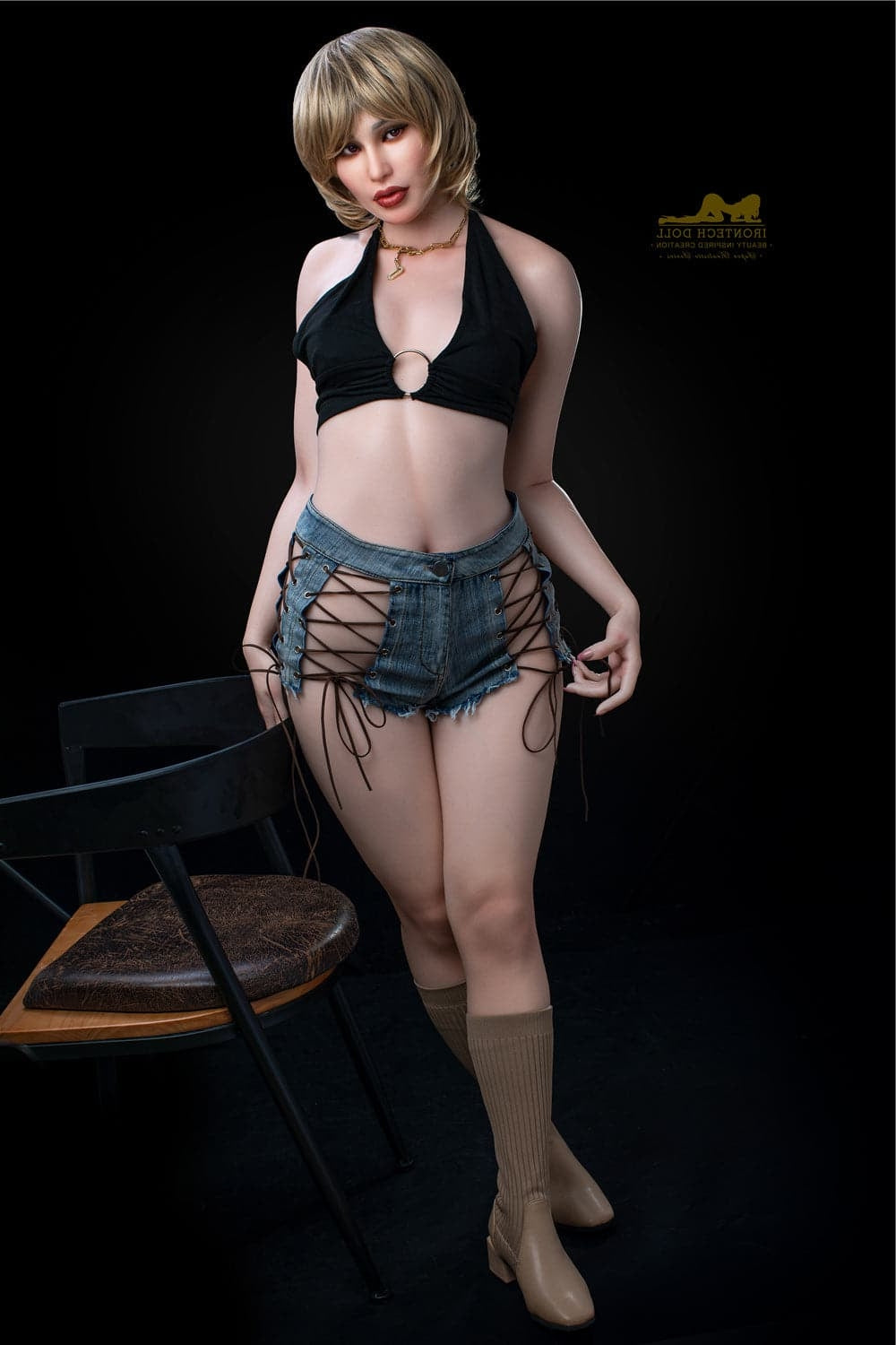 166cm/5ft5 A-cup European Fully Custom Silicone Sex Doll Irontech