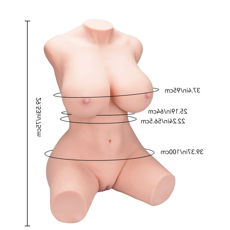 US In Stock 75cm/2ft6 60.6LB Big Tits Sex Doll – Jennifer Fair - J-cup Tantaly