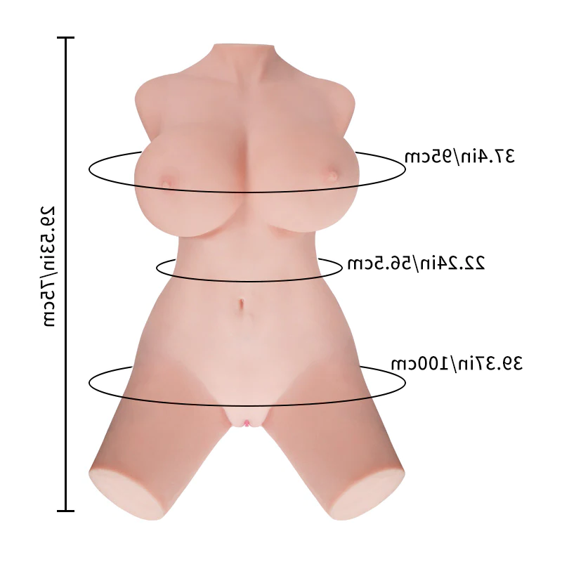 US In Stock 75cm/2ft6 60.6LB Big Tits Sex Doll – Jennifer Fair - J-cup Tantaly