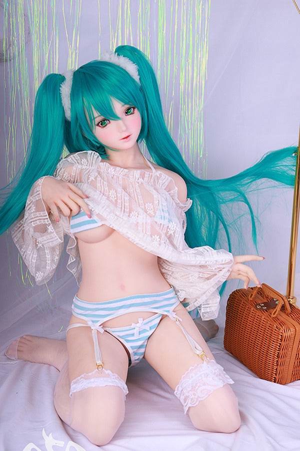 145cm/4ft9 F-Cup Anime Tpe Sex Doll - Hatsune Miku Mozu