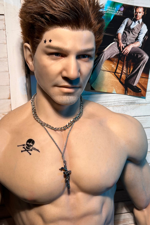 180cm/5ft10 Realistic Male Silicone Sex Doll - Herman Realing