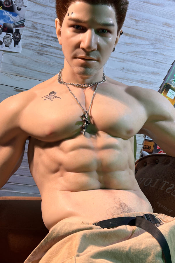 180cm/5ft10 Realistic Male Silicone Sex Doll - Herman Realing