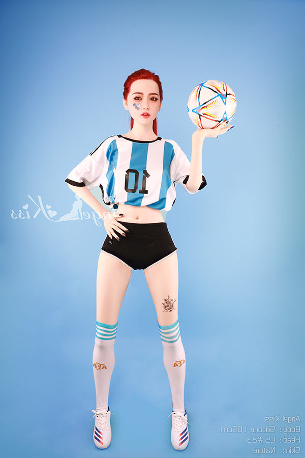 165cm/5ft5 D-cup Redhead Silicone Sex Doll – S23 Angelkiss