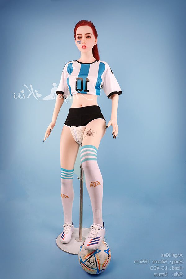 165cm/5ft5 D-cup Redhead Silicone Sex Doll – S23 Angelkiss