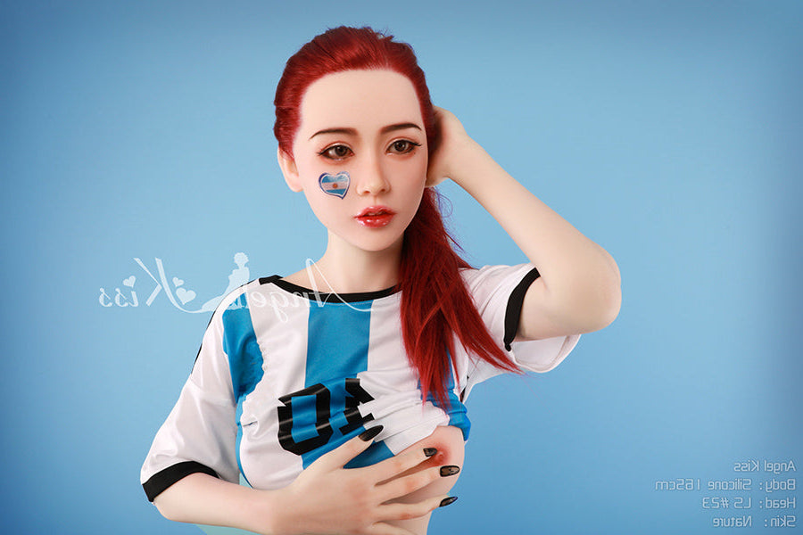 165cm/5ft5 D-cup Redhead Silicone Sex Doll – S23 Angelkiss