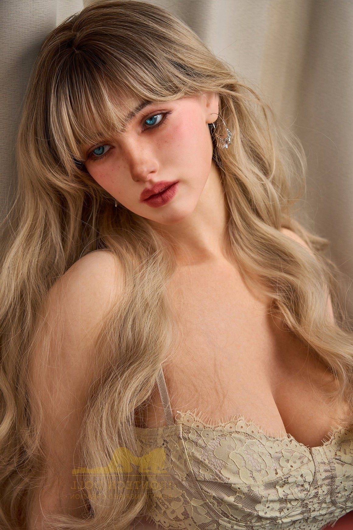 [Natural Optimized Series] 160cm/5ft3 I-Cup Busty Girlfriend BBW Big Booty Silicone Sex Doll - 160cm Minus S44 Glow Molly Torso Irontech