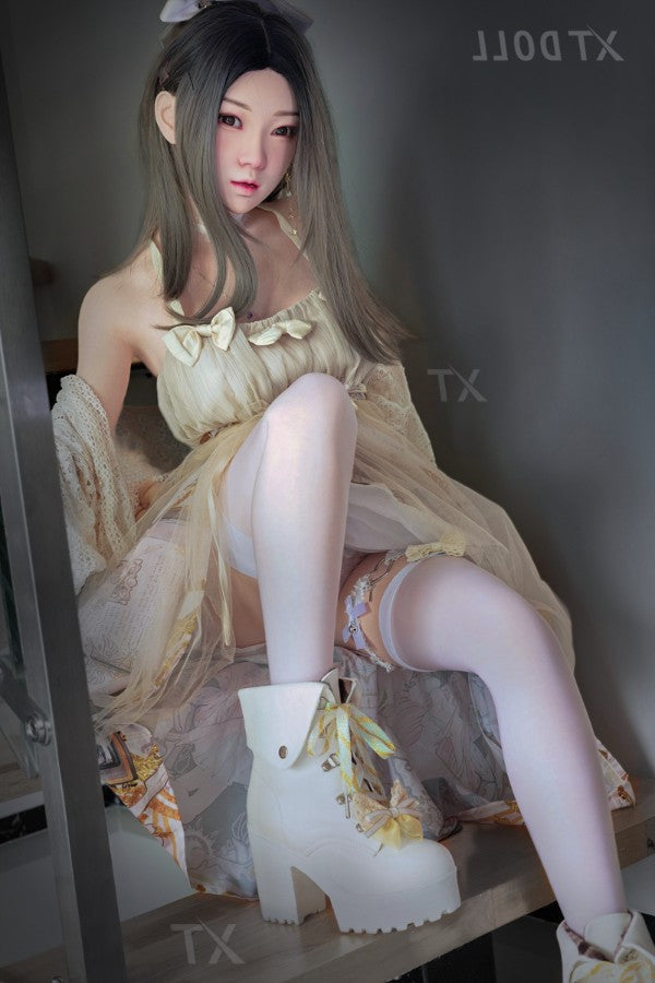 150cm/4ft11 D-cup Big Breast|Tits Full Silicone Sex Doll - Chase XT