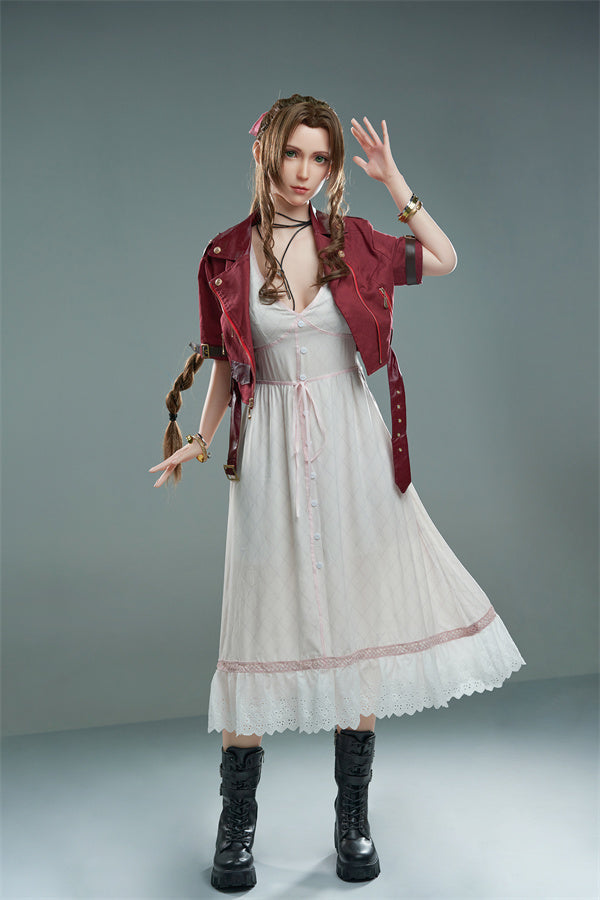167cm/5ft6 D-cup Final Fantasy VII Game Sex Doll - Aerith Silicone Lady