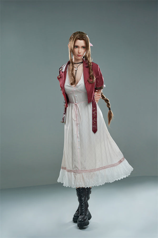 167cm/5ft6 D-cup Final Fantasy VII Game Sex Doll - Aerith Silicone Lady