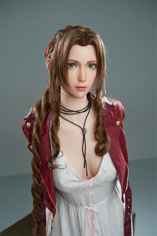 167cm/5ft6 D-cup Final Fantasy VII Game Sex Doll - Aerith Silicone Lady
